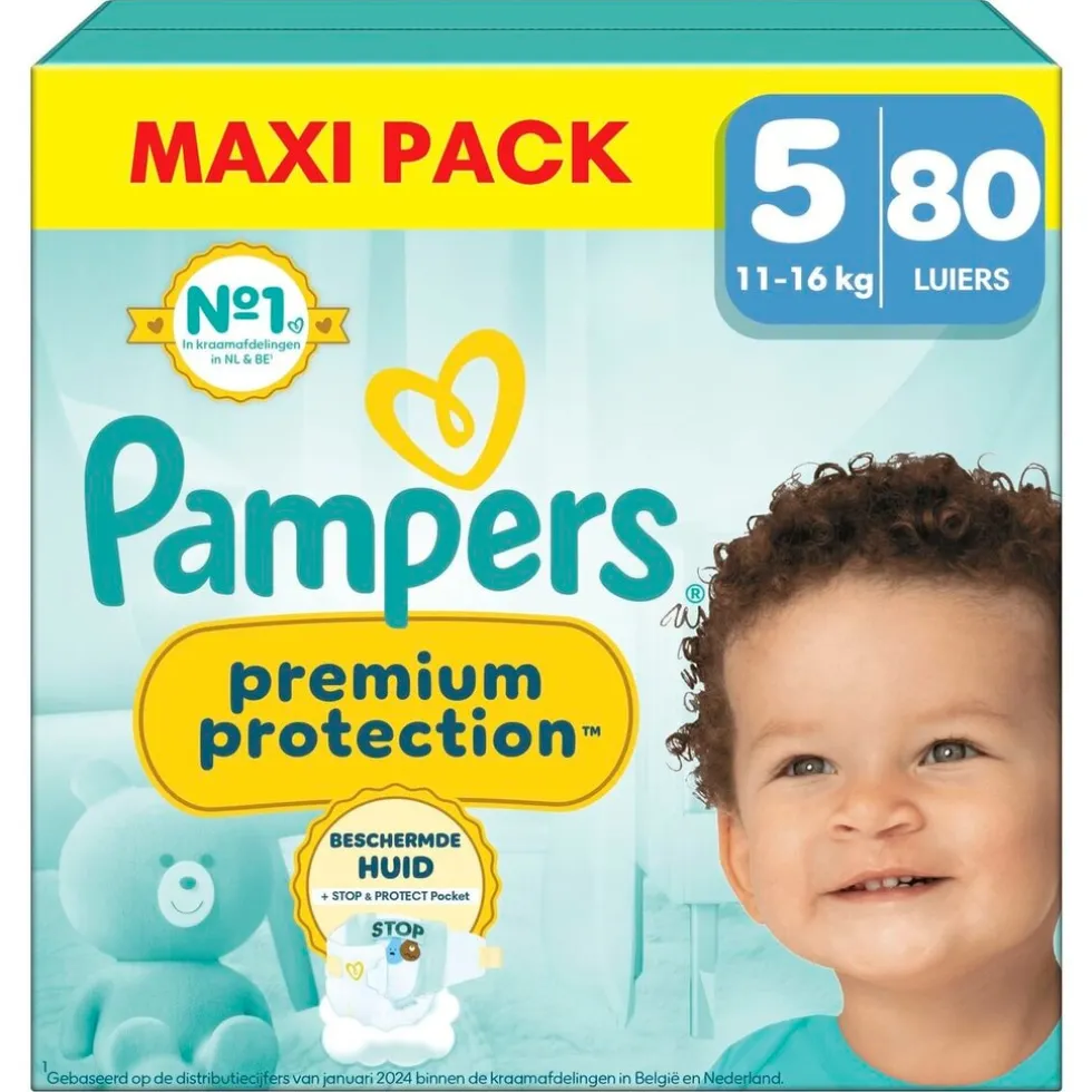 Pampers Premium Protection Maat 5 Luiers