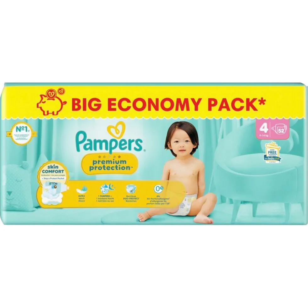 Pampers Premium Protection Maat 4 Luiers