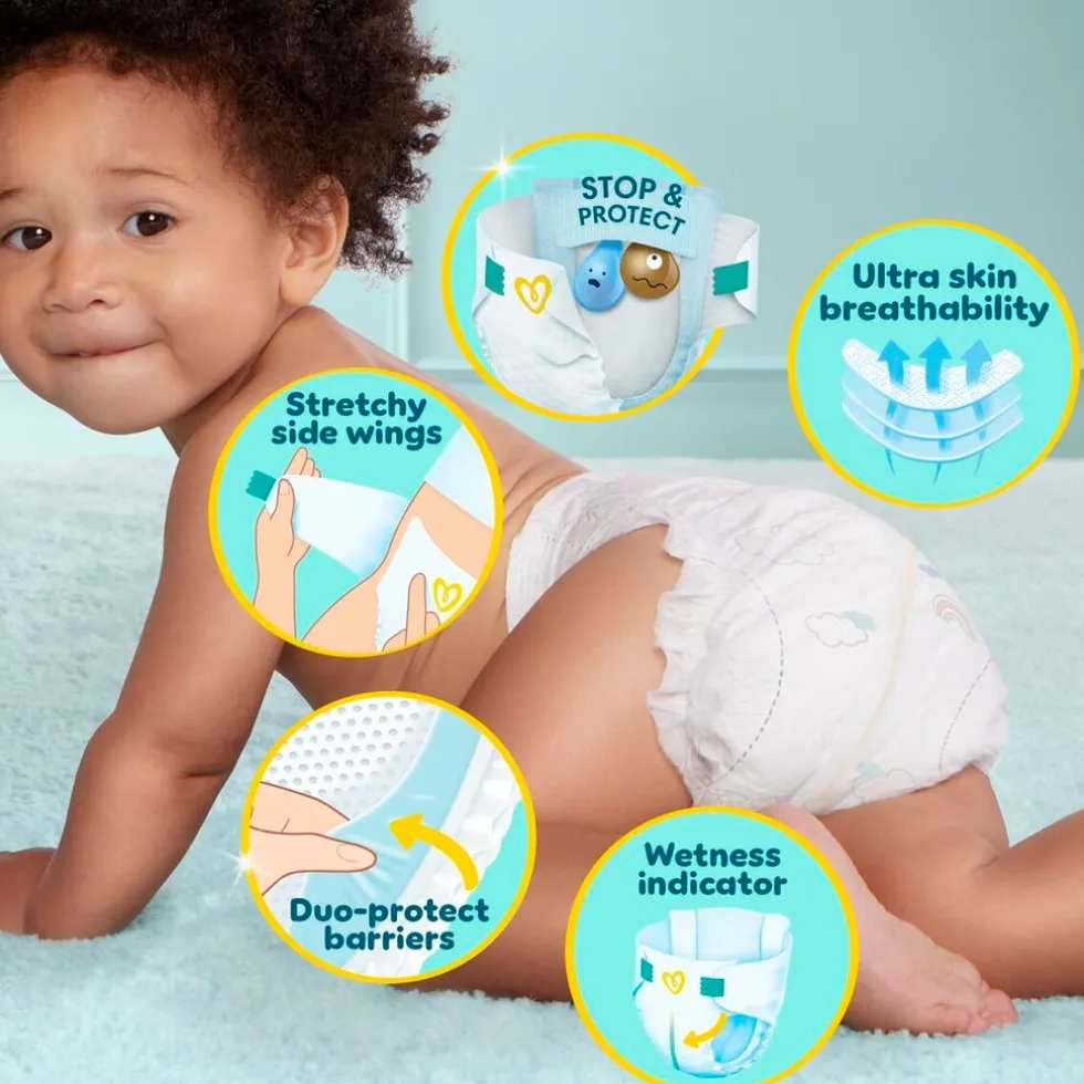 Pampers Premium Protection Maat 1 Luiers