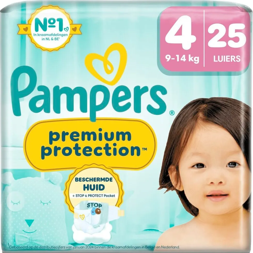 Pampers Premium Protection Maat 4 Luiers