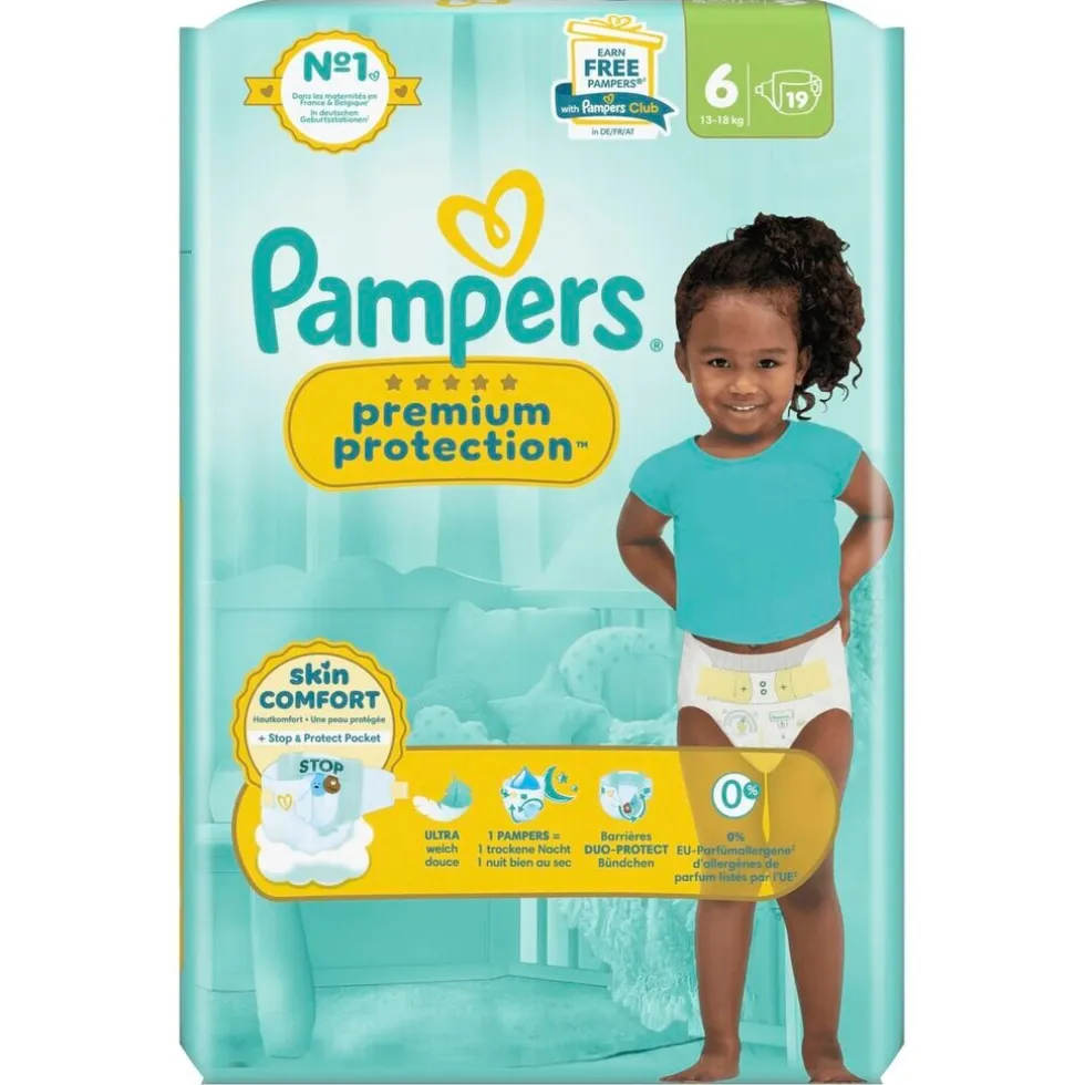 Pampers Premium Protection Maat 6 Luiers