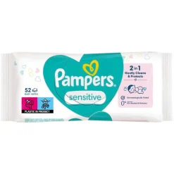 Pampers Sensitive 0% Plastic Babydoekjes