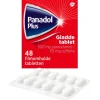 Panadol Plus 500mg/65mg Paracetamol en Coffëine Gladde Tabletten