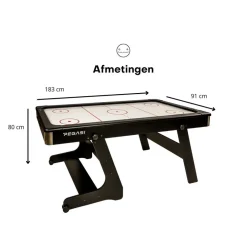 Pegasi airhockeytafel Tornado inklapbaar