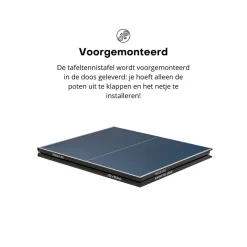 Pegasi Tafeltennistafel 75% Midi Indoor