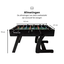 Pegasi Voetbaltafel Foldy Inklapbaar