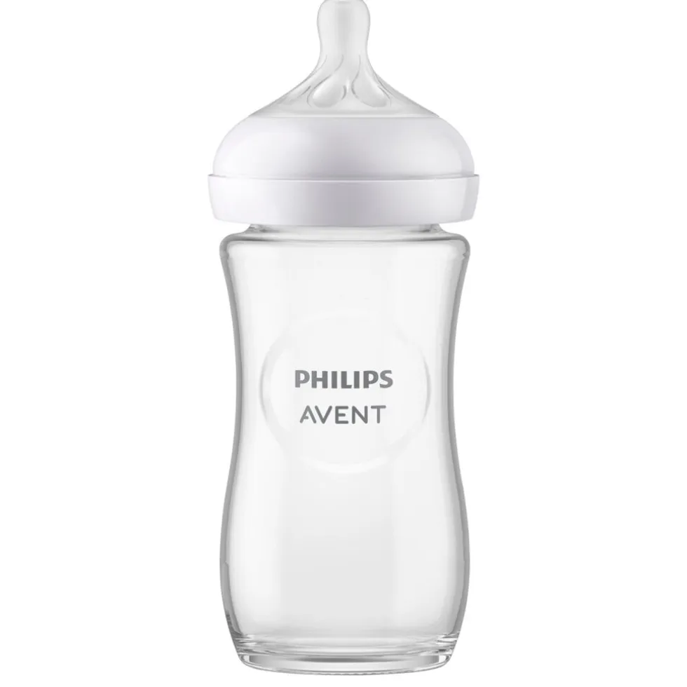 Philips Avent Natural Response Fles Glas 240ml – Flow 3 – BPS vrij- 1 fles