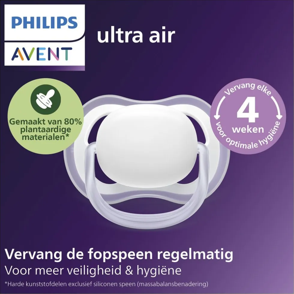 Philips Avent Soother Air 0-6M SCF087/02 Fopspeen