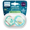 Philips Avent Soother Ultra Air 6-18M SCF376/28 Nighttime Fopspeen