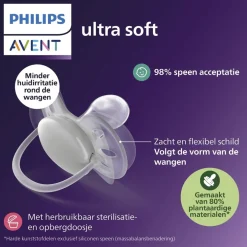 Philips Avent Ultra Soft SCF091/37 Fopspeen