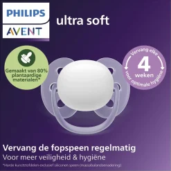 Philips Avent Ultra Soft SCF091/43 Fopspeen