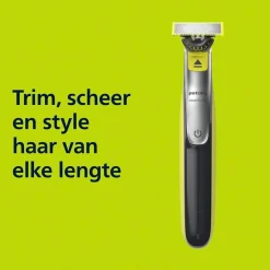 Philips OneBlade Face+Body QP2834/23 Trimmer, Scheerapparaat en Styler