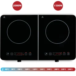 PRIMO PR303IKP Dubbele Inductiekookplaat