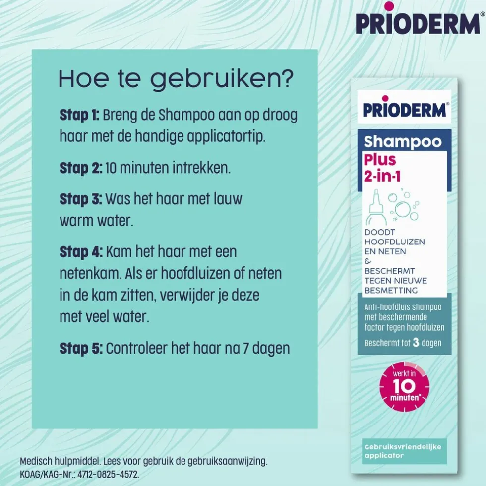 Prioderm Shampoo Plus Anti-hoofdluisshampoo