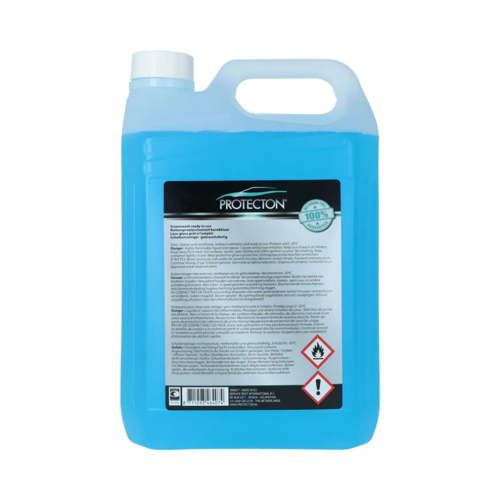 Protecton Ruitensproeiervloeistof -20°C Kant & Klaar 5 Liter