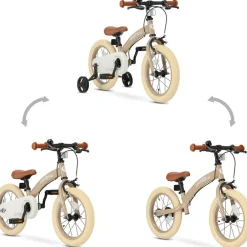 Qplay Miniby Kinderfiets 12 Inch 3 in 1 Loopfiets