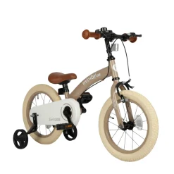 Qplay Miniby Kinderfiets 14 Inch 3 in 1 Loopfiets