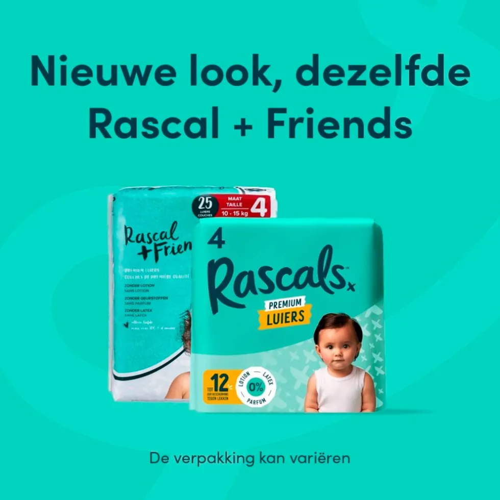 Rascal + Friends Maat 4 Premium Luiers