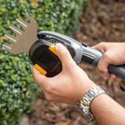 Rebel 2 in 1 buxusschaar en grastrimmer inclusief accu en oplader