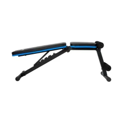Rebel Active Inklapbare Versterkte Schuine Fitnessbank met Beenvergrendeling