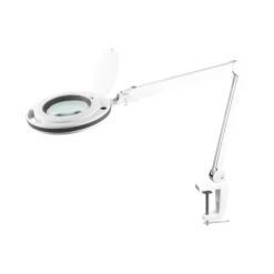 Rebel LED tafellamp met vergrootglas en verstelbare arm voor tafelmontage