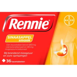 Rennie Sinaasappel Kauwtabletten