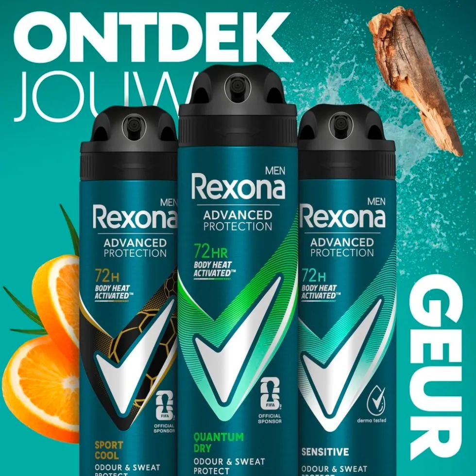 Rexona Men Advanced Protection Quantum Dry Antitranspirant Deodorant Spray