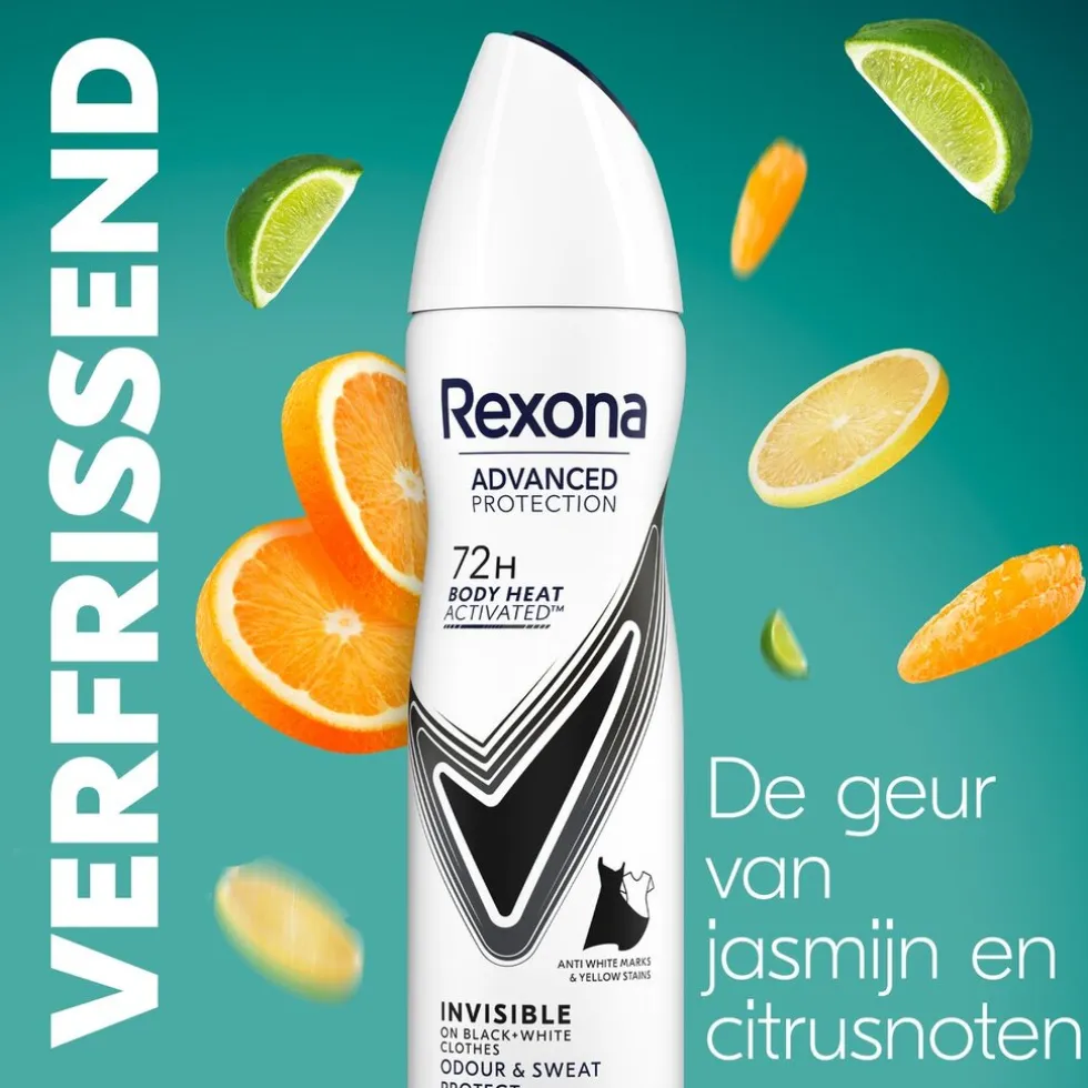 Rexona Women Advanced Protection Invisible Antitranspirant Spray