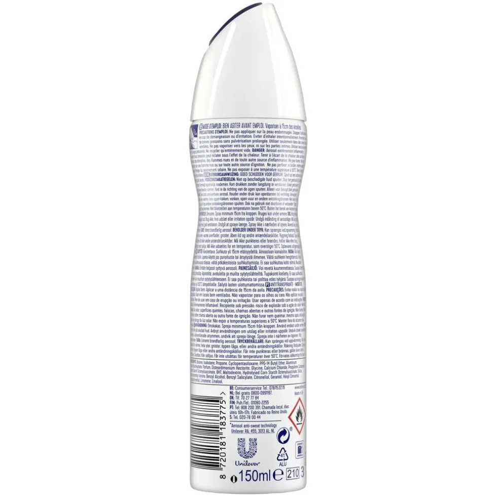 Rexona Women Advanced Protection Invisible Antitranspirant Spray