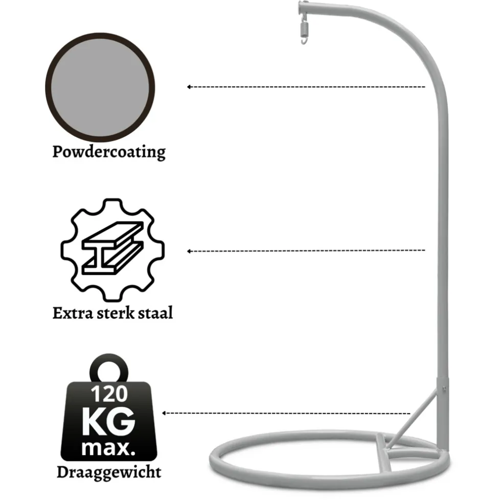 Rijoka Frame voor Hangstoel Standaard Schommelstoel