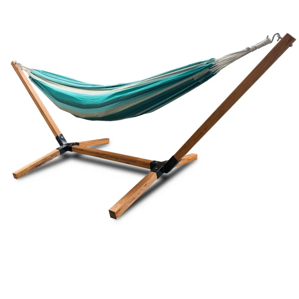 Rijoka Hangmat Houten Standaard Hangmat Stripes