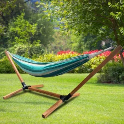 Rijoka Hangmat Houten Standaard Hangmat Stripes