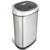 Rijoka Prullenbak Sensor 50 Liter RVS Soft Close Vingerafdrukvrij