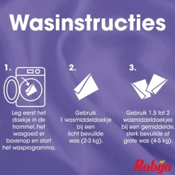 Robijn Classics Black Velvet Wasmiddeldoekjes