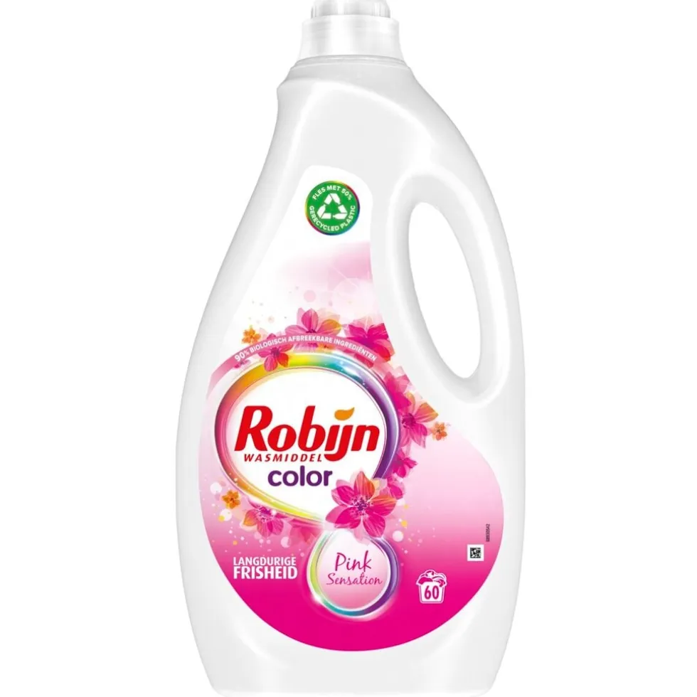 Robijn Color Pink Sensation Vloeibaar Wasmiddel