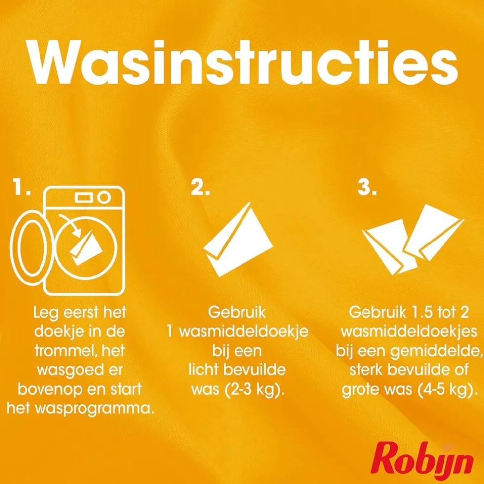 Robijn Color Wasmiddeldoekjes