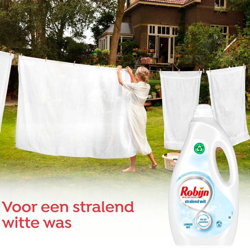 Robijn Stralend Wit Vloeibaar Wasmiddel
