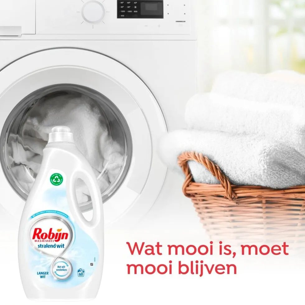 Robijn Stralend Wit Vloeibaar Wasmiddel