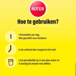 Roter Vitamine C 1000 mg Citroen Bruistabletten