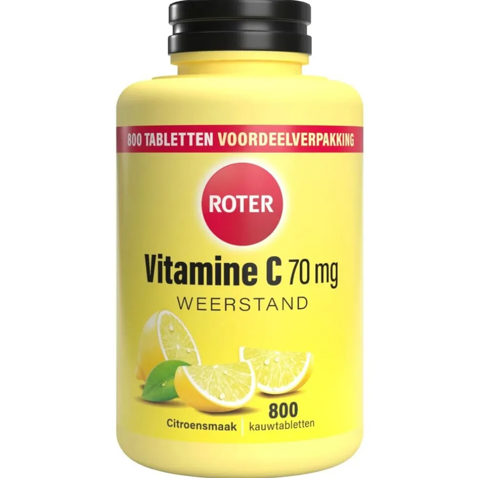 Roter Vitamine C 70mg Citroen Kauwtabletten