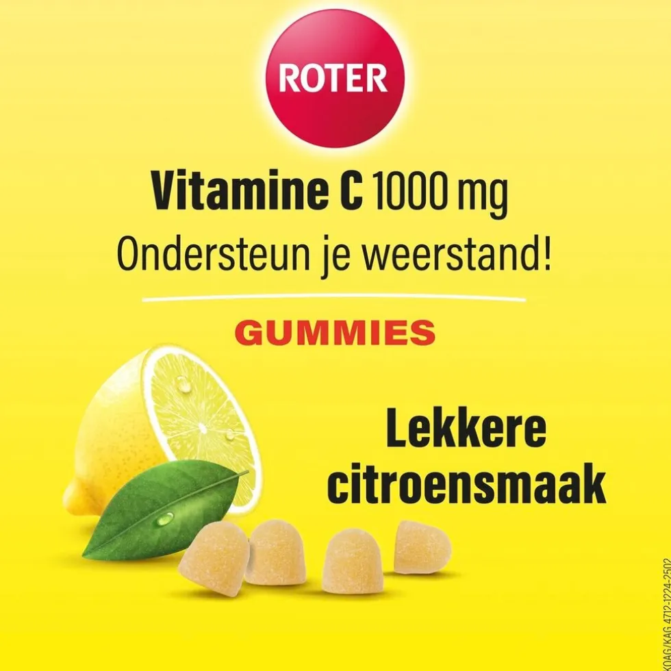 Roter Vitamine C 1000mg Citroen Gummies
