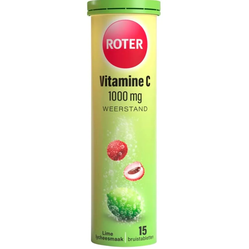 Roter Vitamine C 1000mg Lime Lychee Bruistabletten