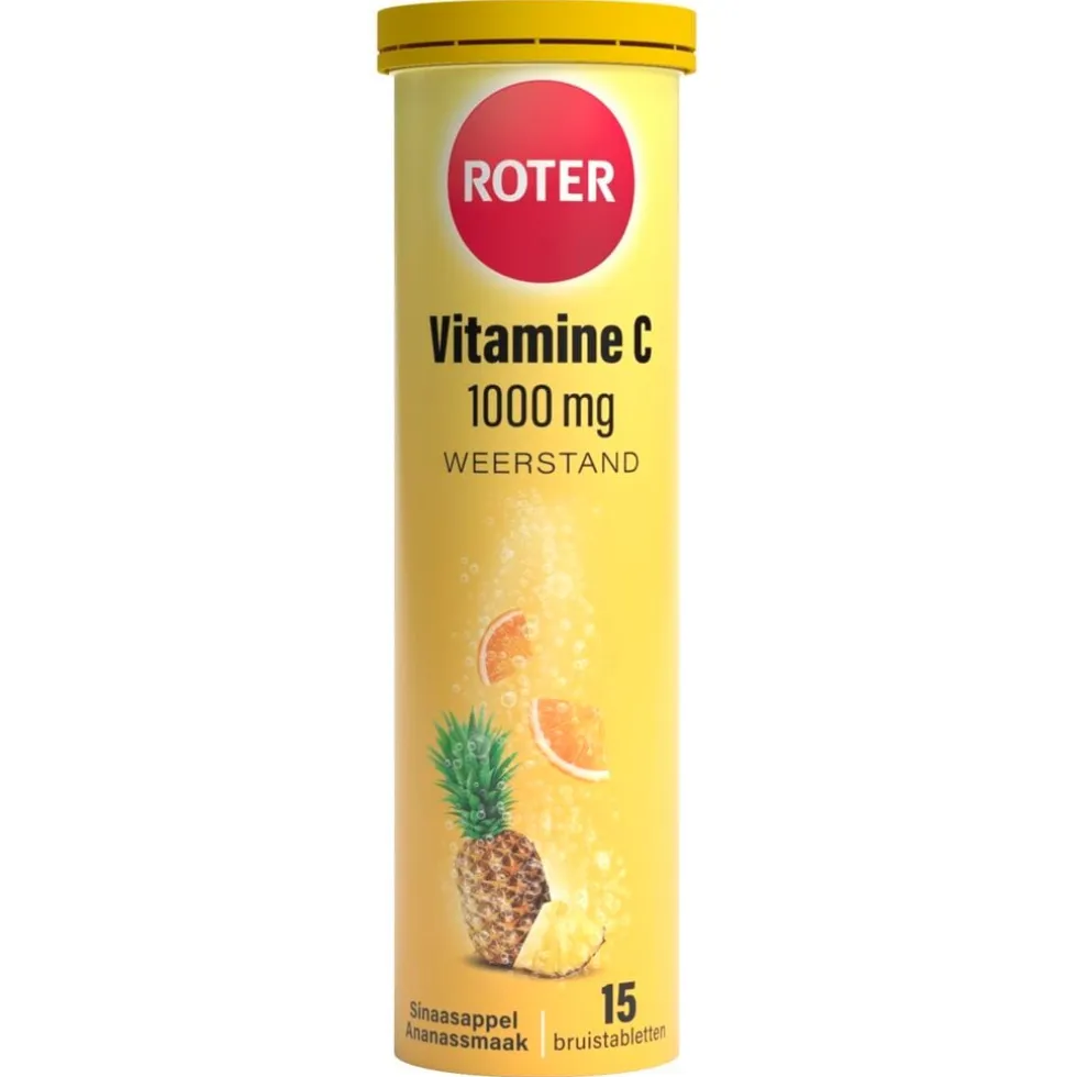 Roter Vitamine C 1000mg Sinaasappel Ananas Bruistabletten