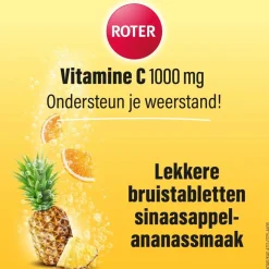 Roter Vitamine C 1000mg Sinaasappel Ananas Bruistabletten