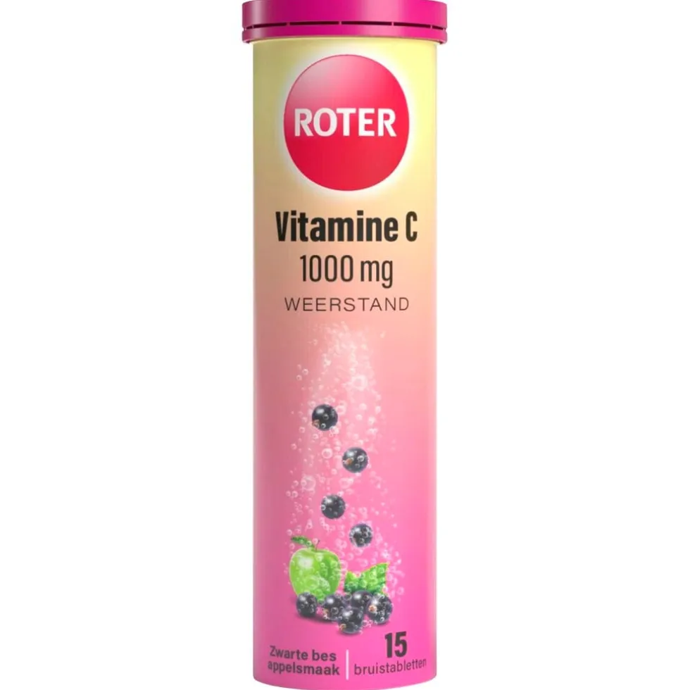 Roter Vitamine C 1000mg Zwarte Bes Appel Bruistabletten