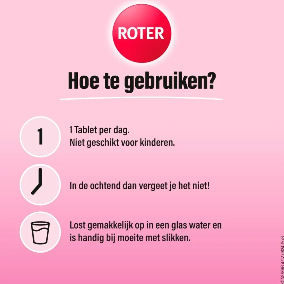 Roter Vitamine C 1000mg Zwarte Bes Appel Bruistabletten