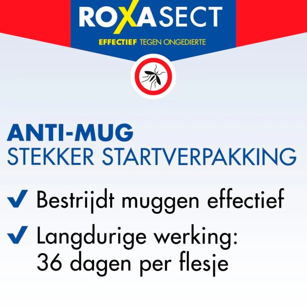 Roxasect Muggenstekker Startverpakking