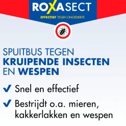 Roxasect Spuitbus tegen Kruipende Insecten en Wespen