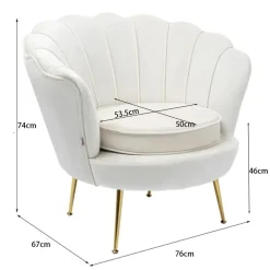 Russle Schelp Fauteuil Velvet