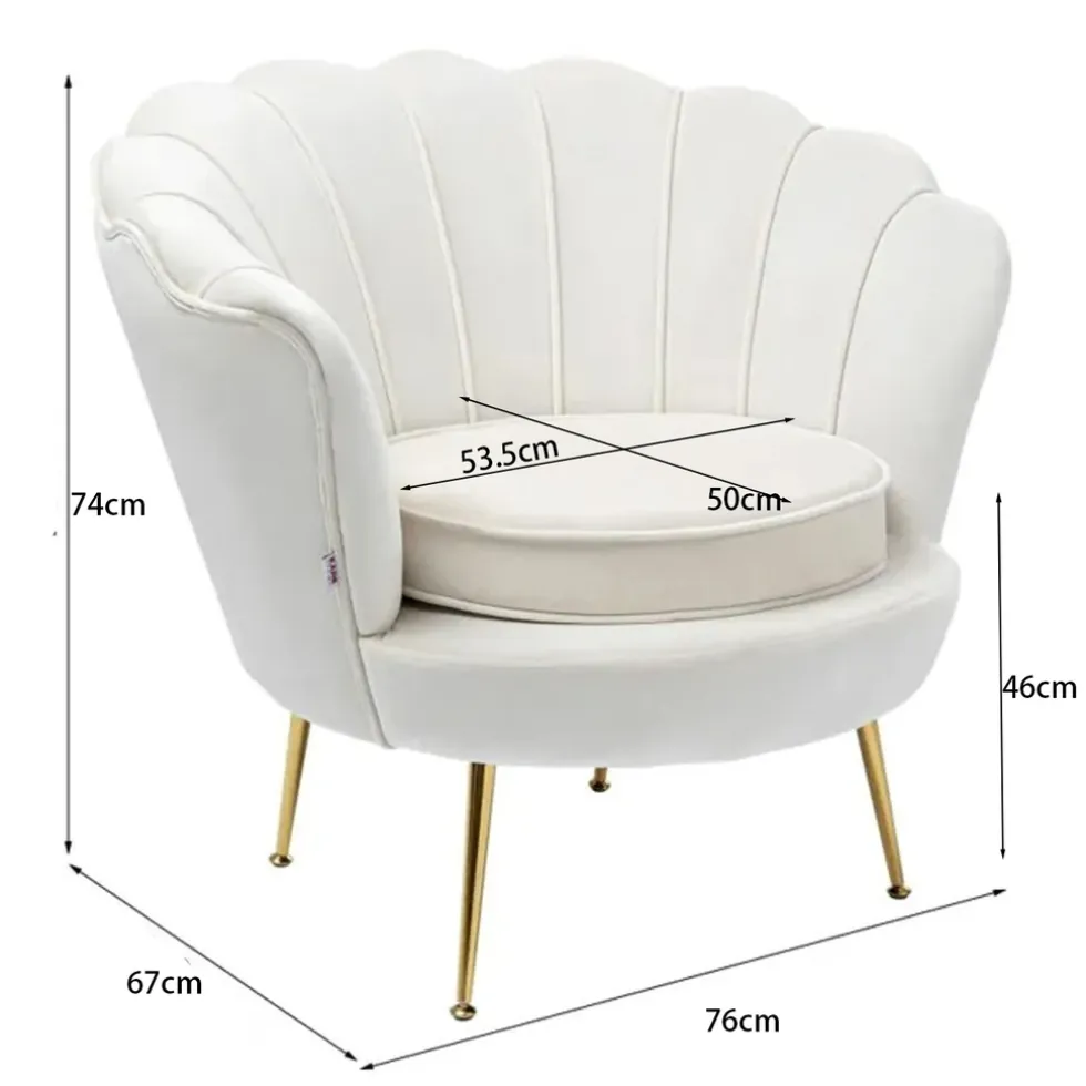 Russle Schelp Fauteuil Velvet